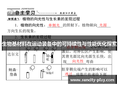 生物基材料在运动装备中的可持续性与性能优化探索