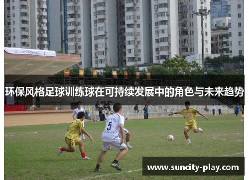 环保风格足球训练球在可持续发展中的角色与未来趋势